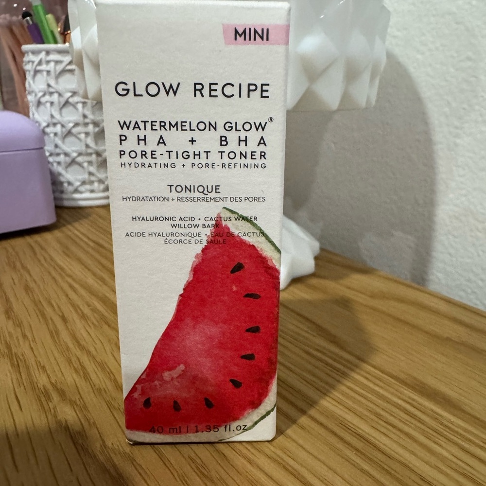 Glow Recipe Watermelon Glow Toner - Pink and White